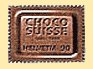 Un timbre-poste au chocolat