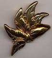 Broche cabosse en or fin n10 Broche cabosse en or fin n10