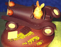 Voiture ancienne en chocolat Voiture ancienne en chocolat