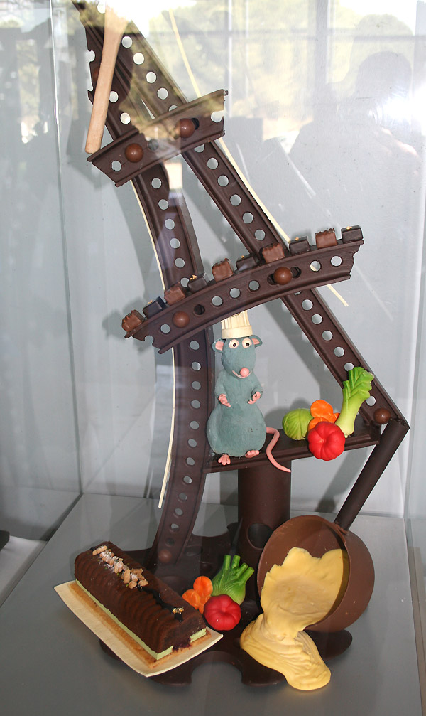 Ratatouille et sa tour Eiffel en chocolat