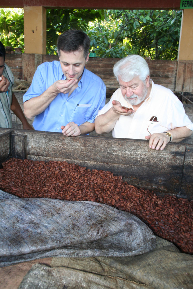 Michel Cluizel à droite© Michel Cluizel à droite©