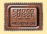 Un timbre-poste au chocolat Un timbre-poste au chocolat