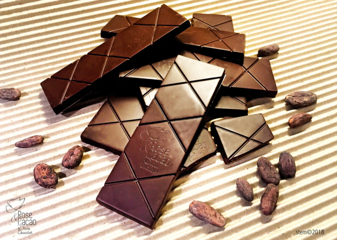 Tablette Rose et Chocolat Tablette Rose et Chocolat