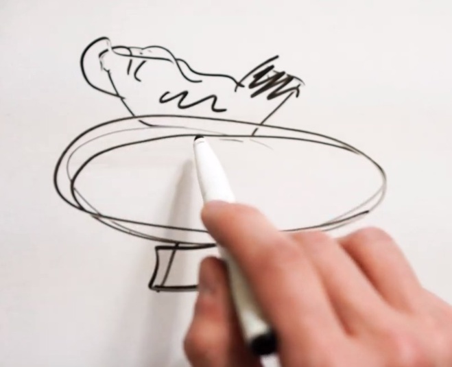 Le montage d'une poule délurée sur un gros œuf©ChocoClic.com Le montage d'une poule délurée sur un gros œuf©ChocoClic.com