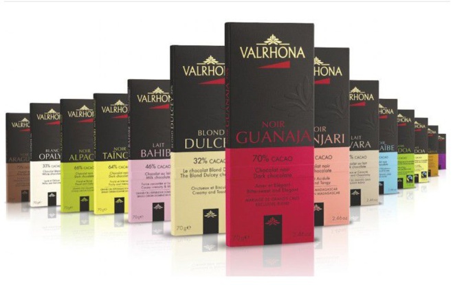gamme chocolat Valrhona