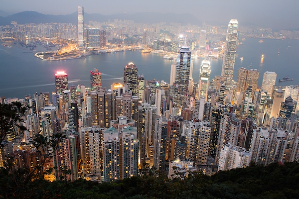 Vue aérienne de Hong Kong©