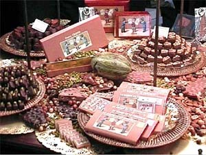 Le chocolat CHAPON au salon du chocolat 2000