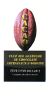 Monbana primé au concours des meilleurs chocolatiers du Club des Amateurs de Chocolats Artisanaux d'Origine