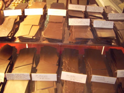 Barres de chocolat suisse