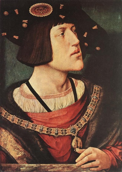 Portrait de Charles Quint vers1519, réalisé par l'artiste Bernard van Orley