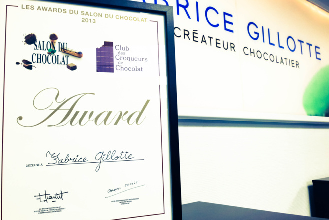 © Award de Fabrice Gillotte au Salon du Chocolat 2013