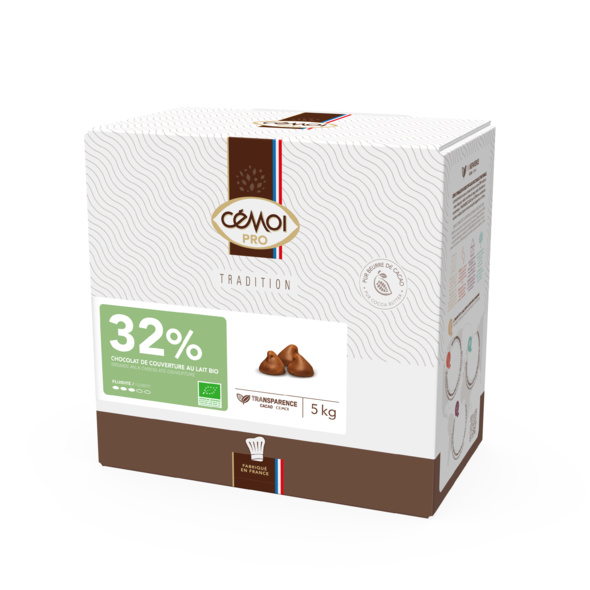 Chocolat au lait biologique Cémoi © Chocolat au lait biologique Cémoi ©