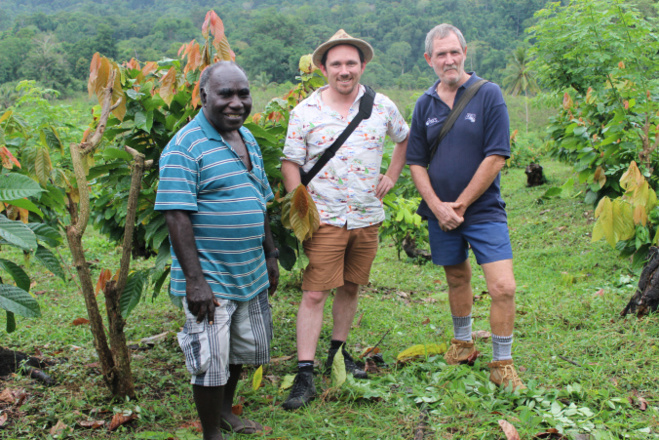 James, Gabe et Gary du Wellington Chocolate project©Kate Logan James, Gabe et Gary du Wellington Chocolate project©Kate Logan