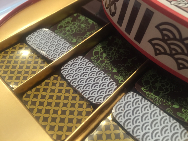Les chocolats du coffret Japon par Henri Leroux©ChocoClic