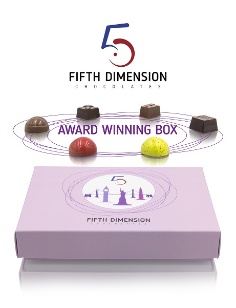 Fifth Dimension Chocolates -Award Winning Box
