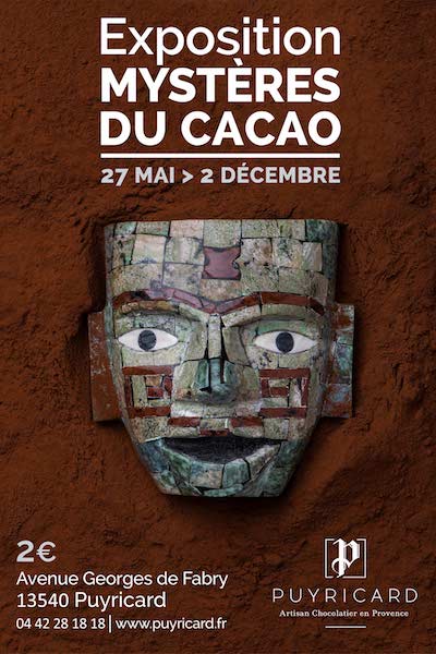 Affiche Mystères du Cacao - Chocolaterie de Puyricard©