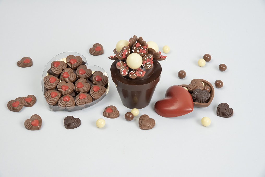 Chocolat en cœur Saint-Valentin