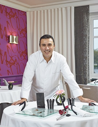Laurent Saudeau, chef deux étoiles Michelin du Manoir de la Boulaie