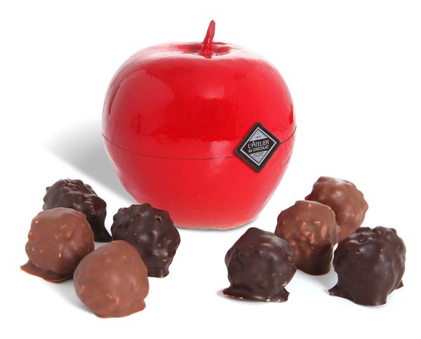 Pomme d'amour pour la St Valentin par L'Atelier du Chocolat©