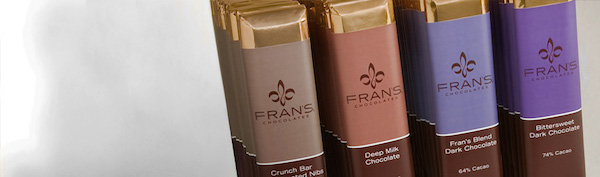 Pure Chocolates Bars par Fran's chocolates©