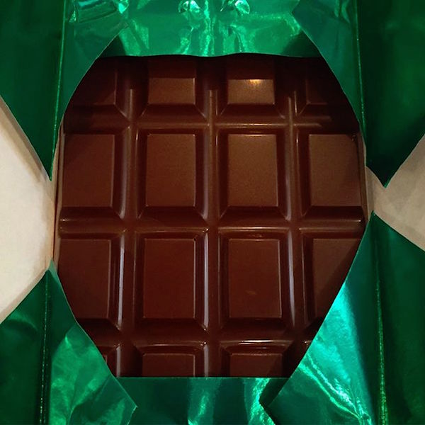 Tablette de chocolat par Letterpress Chocolates©