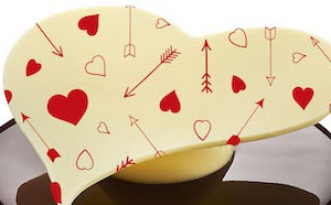 Avalanche de cœurs au chocolat pour la Saint Valentin