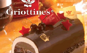Découvrez la Bûche chocolat Griottines 2010 chez les Artisans Pâtissiers de Rhone-Alpes
