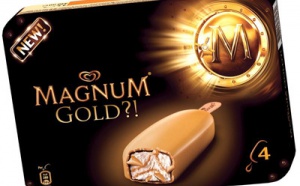 La glace Magnum se pare d'or
