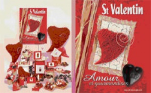 Une collection Saint Valentin en rouge passion et rose tendresse