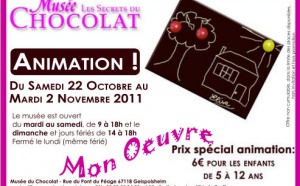 Vacances de Toussaint riment avec enfants malins au Musée les secrets du chocolat