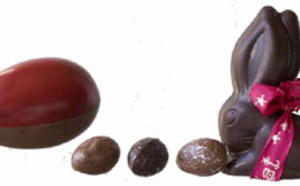 Jean-Paul Hévin propose pour Pâques, les Pascales Surprises chocolat.