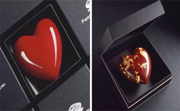 Pierre Marcolini invite tous les amoureux à un instant de dégustation infiniment romantique.