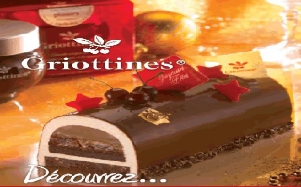 Découvrez la Bûche chocolat Griottines 2010 chez les Artisans Pâtissiers de Rhone-Alpes