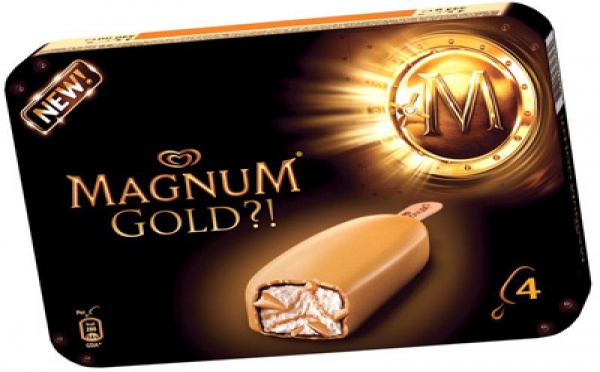 La glace Magnum se pare d'or