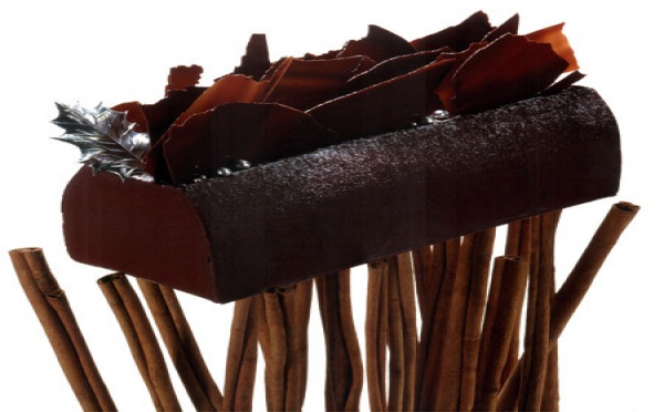 La bûche et les boites à idées de Jean Paul Hévin