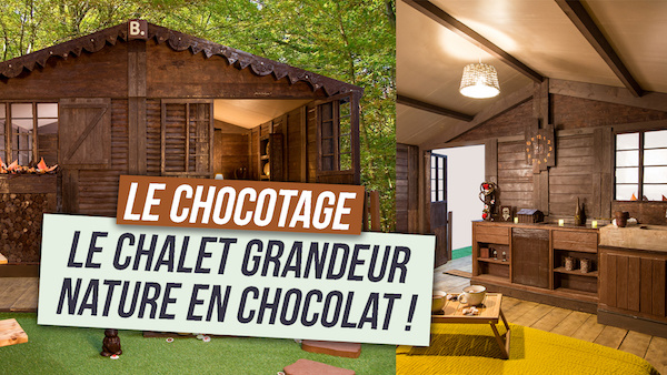 Réservez votre nuit d'hôtel avec Le Chalet en chocolat Grandeur Nature avec Booking