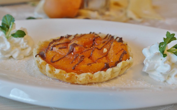 Recette de la tarte abricot chocolat