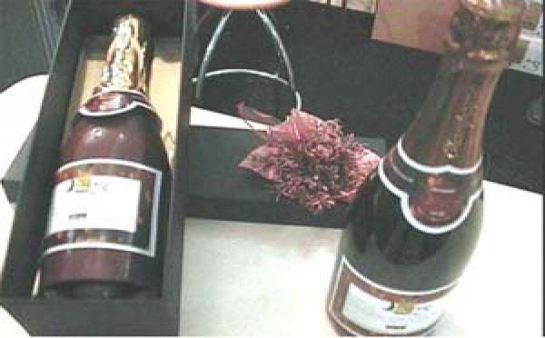 Champagne Comité de Lantage en chocolat