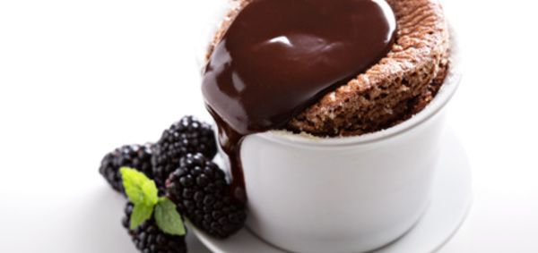 Soufflé chaud au chocolat