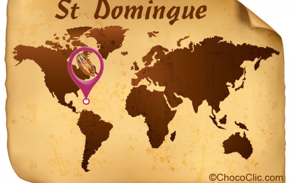 La provenance des fèves de cacao de Saint Domingue