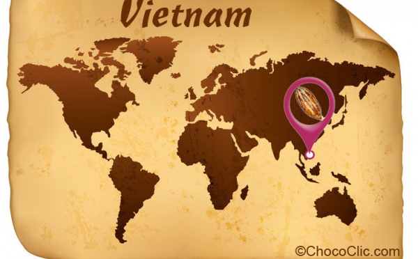 La provenance des fèves de cacao du Vietnam