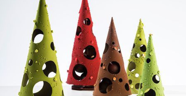 Tendances Chocolats de Noël 2014 : Design stylisé et Couleurs flashy à l'honneur