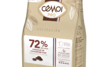Chocolat Cémoi 72% de cacao, de la gamme "Transparence cacao" © 
