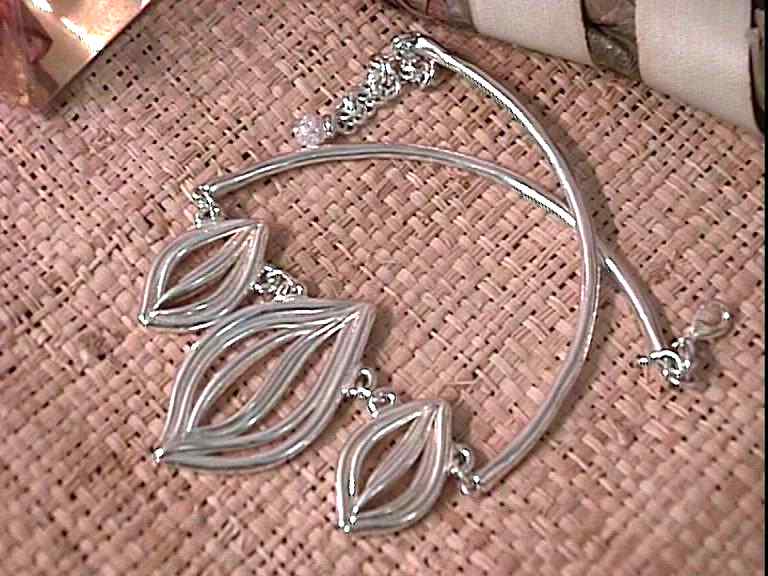 Collier argent cabosses n2