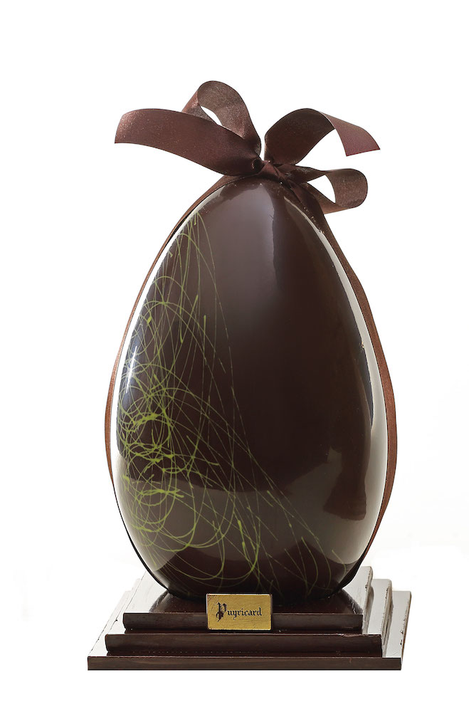 Oeuf déco noir - Chocolaterie de Puyricard ©P.Doignon