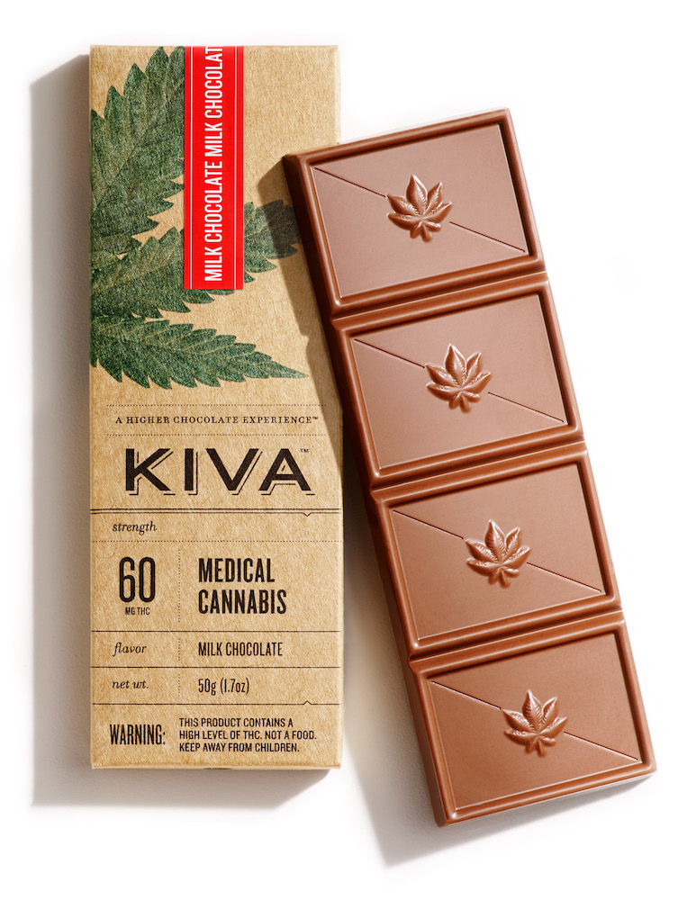 Les chocolats au cannabis de Kiva©