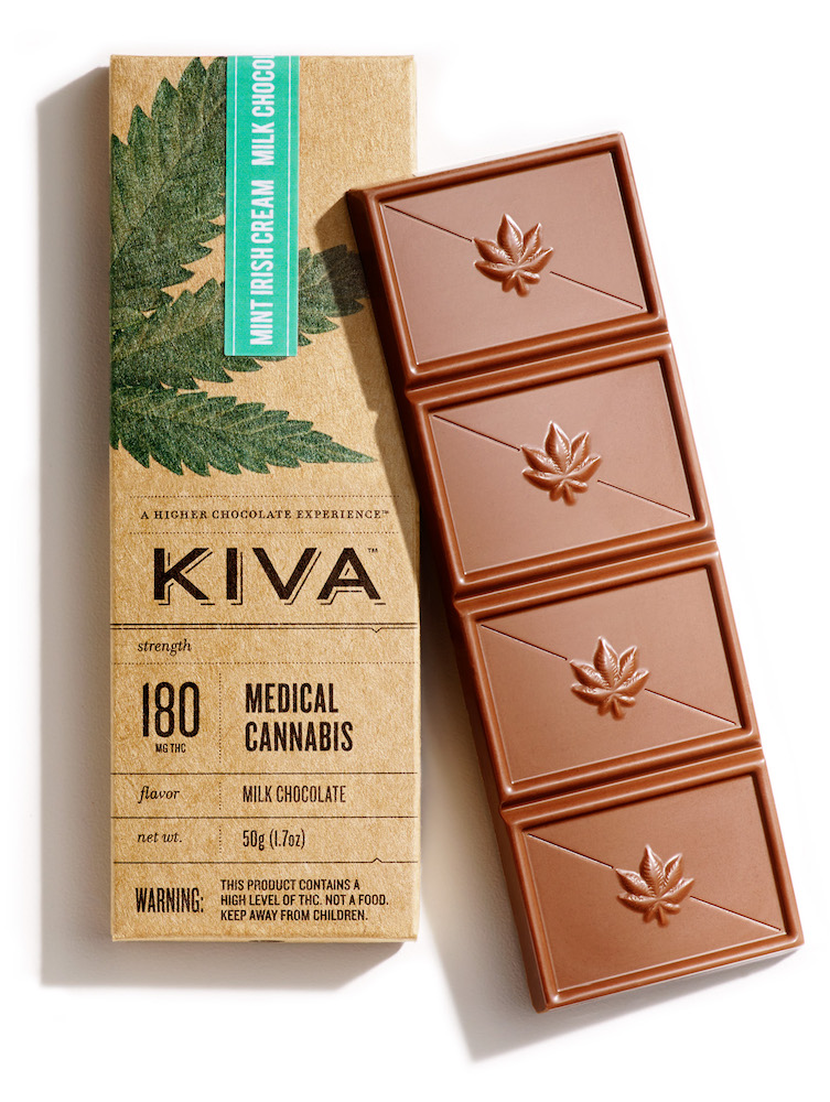 Les chocolats au cannabis de Kiva©