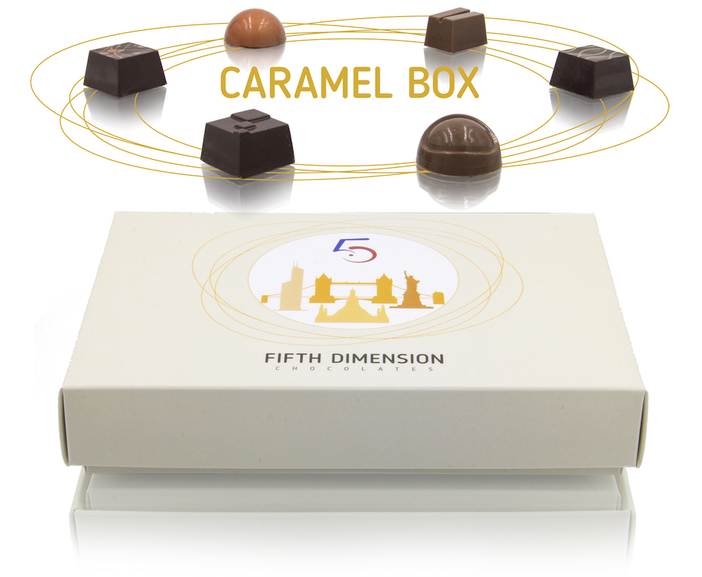 Fifth Dimension Chocolates Caramel Box©
