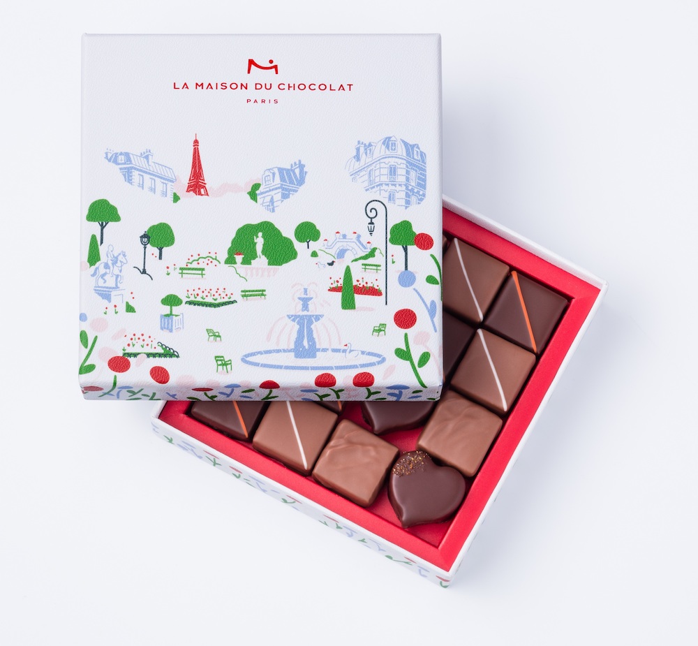 La Maison du Chocolat - Au Cœur des Jardins Coffret de 16 chocolats©
